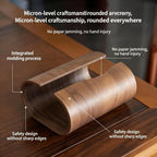 Natural Wood Tissue Box Organizer