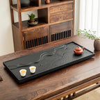 Natural Wujin Stone Tea Tray